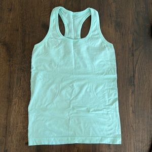 Swiftly Tech Racerback - Turquoise Lululemon tank top!